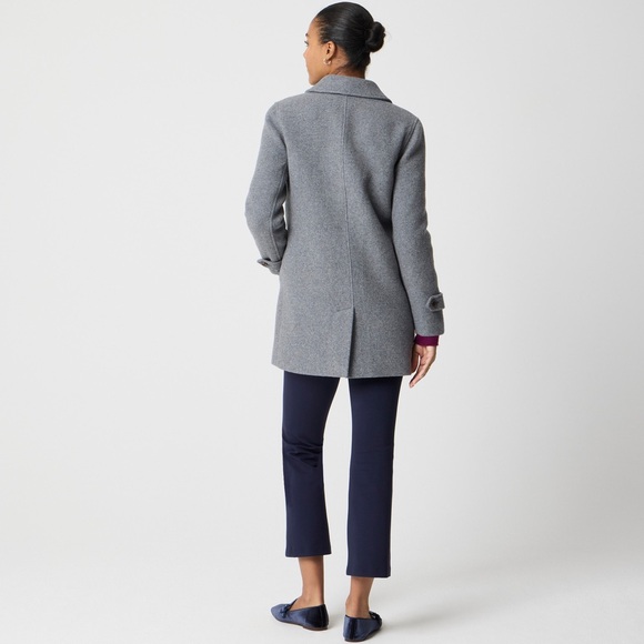 NWOT J. Crew Wool Blend Car Coat - Picture 2 of 9
